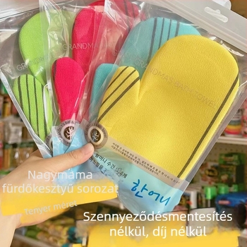 Exfoláló fürdőtörölköző – márka 7sevenlike; általános használat; csomagolás 300 darab; testreszabás nélkül