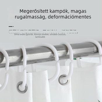 Mai Li PEVA fürdőszobai zuhanyfüggöny, PEVA anyag, zöld levél mintás, pastorális stílus, testreszabható feldolgozás