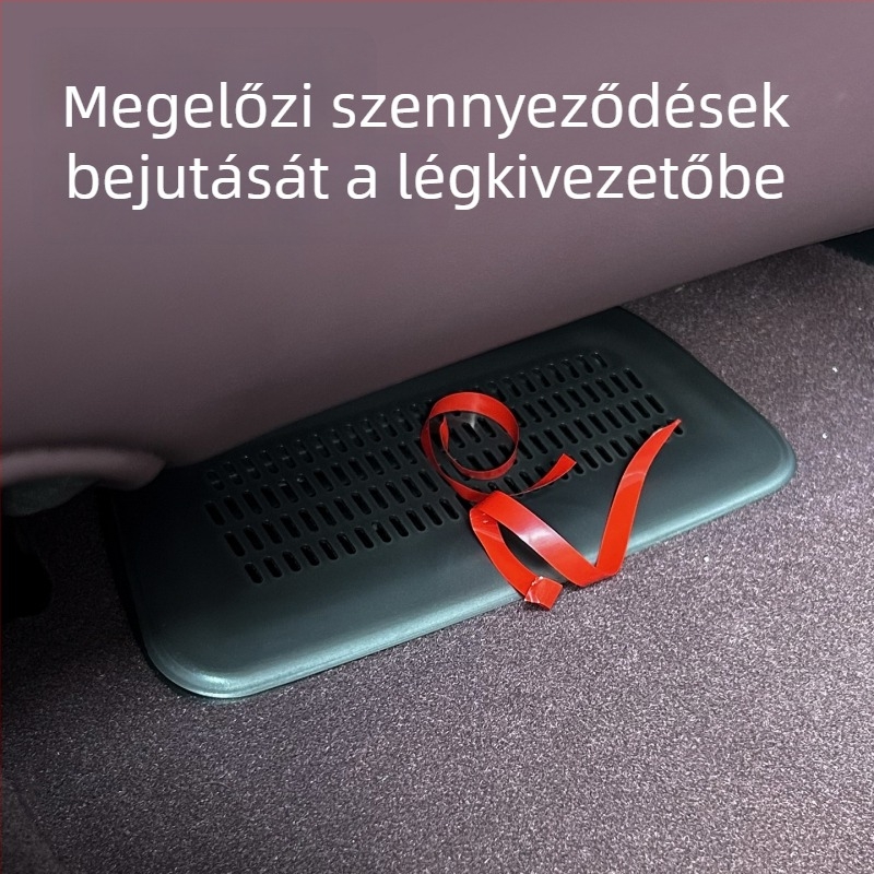 Xiaomi Yu7-hez alul ülés alatti légkivezető porvédő sapka – rozsdamentes acél, Coolness márka, szerelési kiegészítő az eltömődés elleni védelem