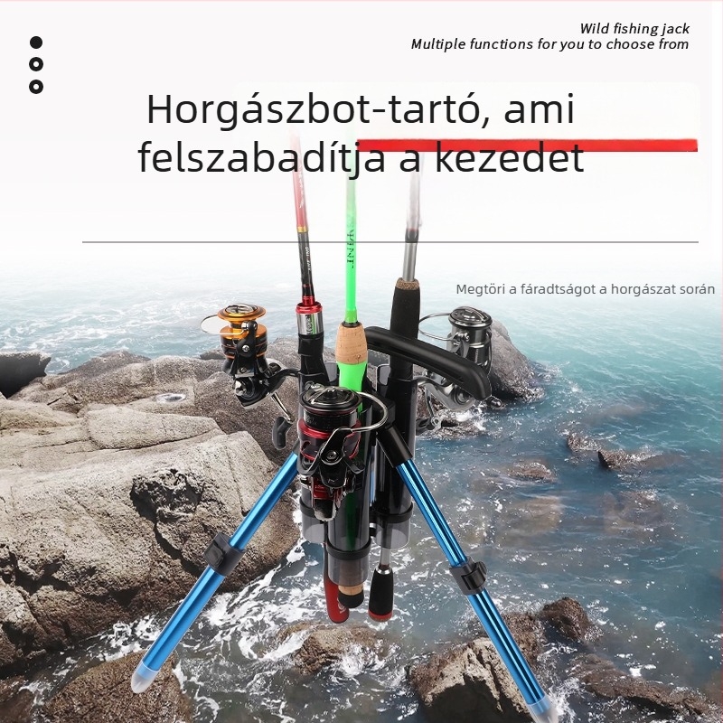 Chenyu Hordozható Horgászbot Tartó - Alumínium Ötvözet, Tripod Bázis (Márka: Chenyu; Jogosult Magánmárka: Igen)