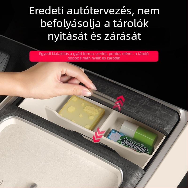 Ledao L90 szilikon csúszásmentes pad a központi tárolórekeszhez – autó belső kiegészítő