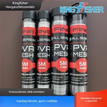 Kingfisher PVA vízoldható hálók horgászati fészkekhez, műanyag anyag, több specifikáció