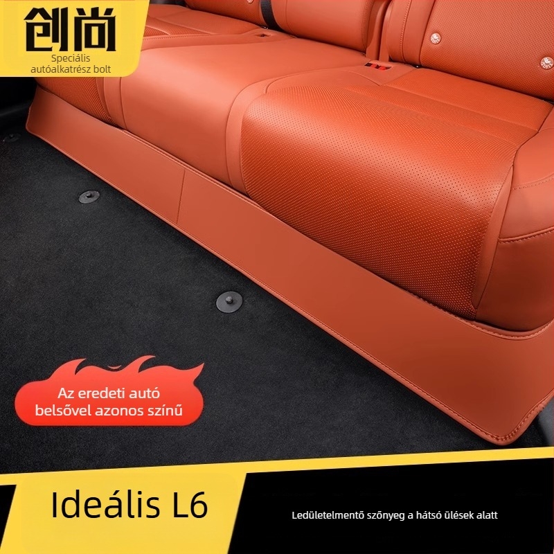 Ideal L6-hez készült belső védő párna a második sor közötti folyosóhoz – bőr