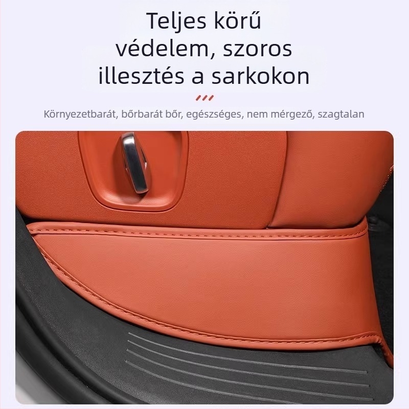 Ideal L6-hez készült belső védő párna a második sor közötti folyosóhoz – bőr
