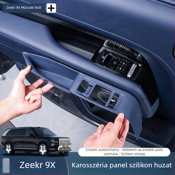 Zeekr 9X-hez készült szilikon tároló rekeszmat, modell 1478, testreszabható, belső karcolásvédő