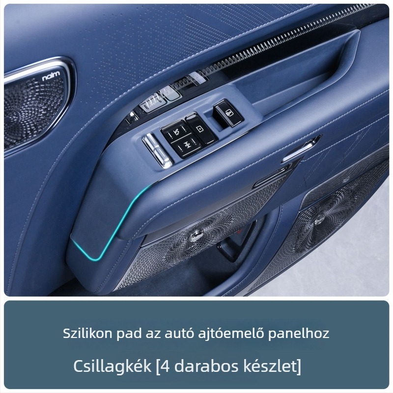 Zeekr 9X-hez készült szilikon tároló rekeszmat, modell 1478, testreszabható, belső karcolásvédő
