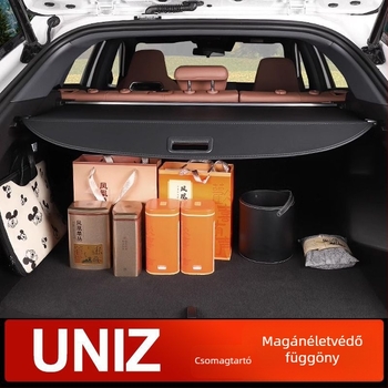 Autó csomagtartó függöny elválasztóval, műbőr, modell 2