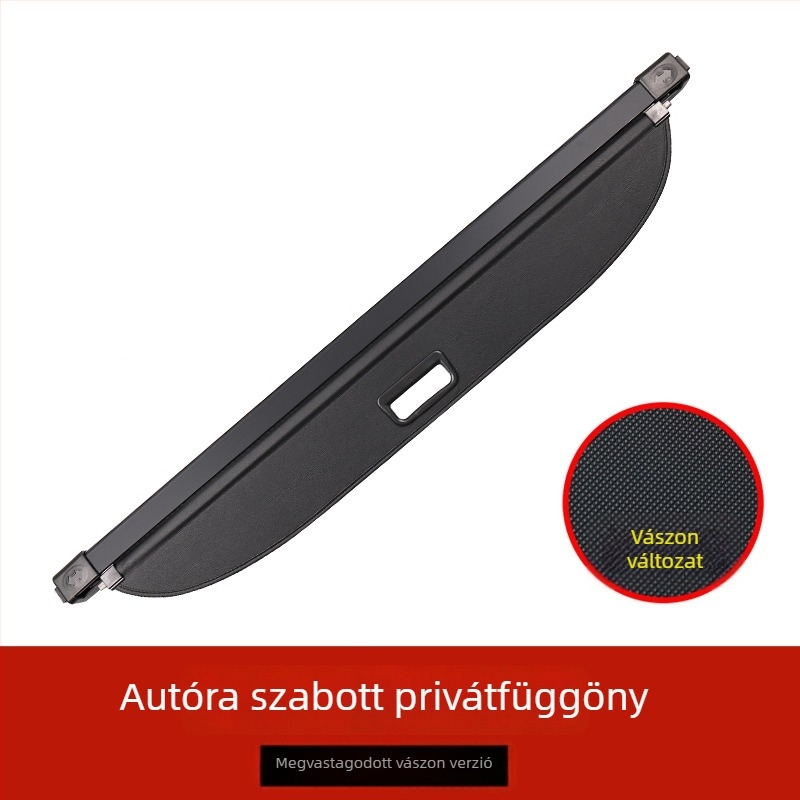 Autó csomagtartó függöny elválasztóval, műbőr, modell 2