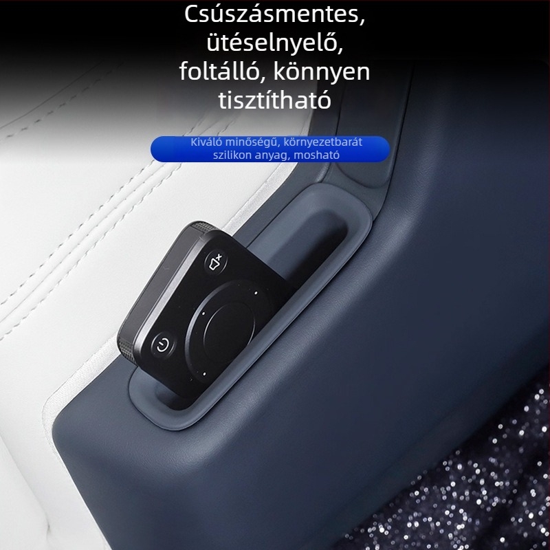 Szilikon belső autóalkatrész: oldalsó tárolórekesz és telefontartó a Zeekr 9X második üléssornak