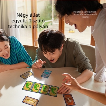 Kártyás társasjáték pároknak – interaktív kétfős party játék, papírból, 7–35 éveseknek