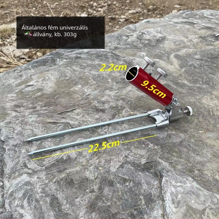 Fém horgászbot tartó talajra szánt alap (Eredet: Kína; Anyag: Fém; Licencelt magánmárka: Nem)