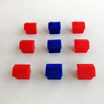 ABS műanyag sakkfigurák társasjátékhoz, szellemi fejlesztő játék, 15–35 éveseknek