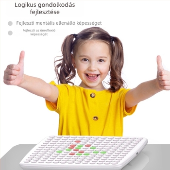 Gomoku AI gyermekeknek szánt sakk-tábla — oktatási játék AI-val, műanyagból, Fire Duck márka, 7–14 éveseknek, társasjáték