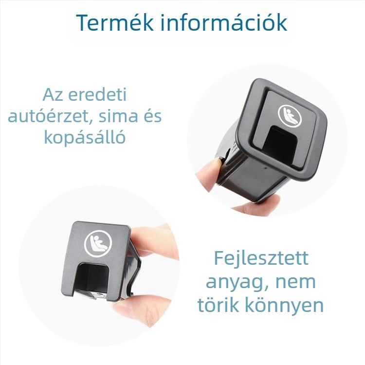 ISOFIX hátsó ülésszerelvény gyereküléshez, kárpitozott panellel és alsó záróelem, VW Tuyue (2019–2024) és Skoda Cook (2018–2025) számára – Oukachi