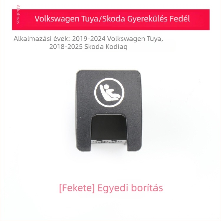 ISOFIX hátsó ülésszerelvény gyereküléshez, kárpitozott panellel és alsó záróelem, VW Tuyue (2019–2024) és Skoda Cook (2018–2025) számára – Oukachi
