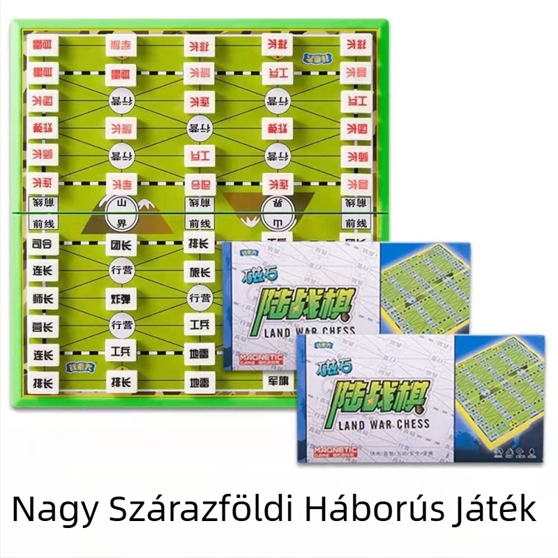Mágneses hajtogatható Gomoku és Flying Chess készlet - műanyag, hordozható oktatási játék gyerekeknek és szülőknek