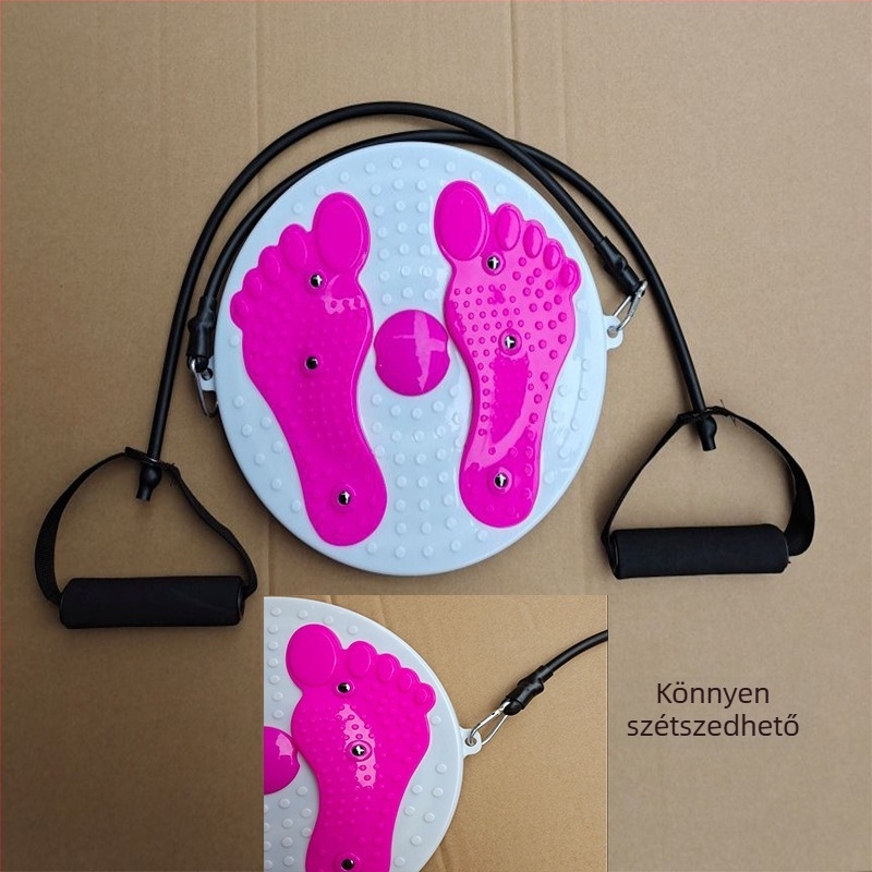 Derékforgó korong – otthoni fitnesz eszköz, ABS műanyag, 27,5×27,5×3,5 cm, 500 g