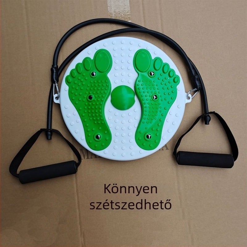 Derékforgó korong – otthoni fitnesz eszköz, ABS műanyag, 27,5×27,5×3,5 cm, 500 g