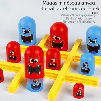 Pulykás témájú asztali játék: Tic-Tac-Toe gyerekeknek — műanyag, Hao Han, korosztály 4–6, 7–14 és 15–35, szülő-gyermek interakció