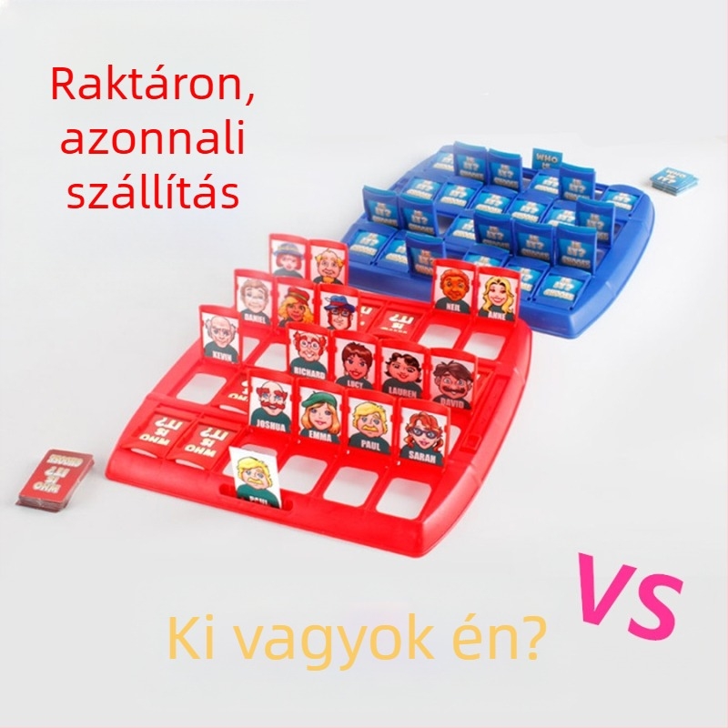 Asztali játék gyerekeknek - logikai gondolkodás és karakterkitalálás, műanyag anyag, 4–6 éveseknek