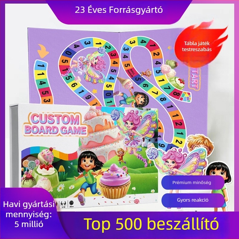 Monopoly, kígyók és létrák társasjáték készlet – Werewolf forgatókönyv – Családi interaktív játék (Anyag: bevont papír; Kor: 4–14; Funkciók: szellemi fejlesztés, interaktív játék)