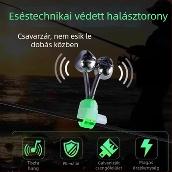 Tengerhorgász bot harang fénnyel és szenzorral, éjjeli fény, esés elleni riasztás — Márka: Friendly; Termékkód: HQ; Anyag: Egyéb; Licencelt magánmárkák: Nem