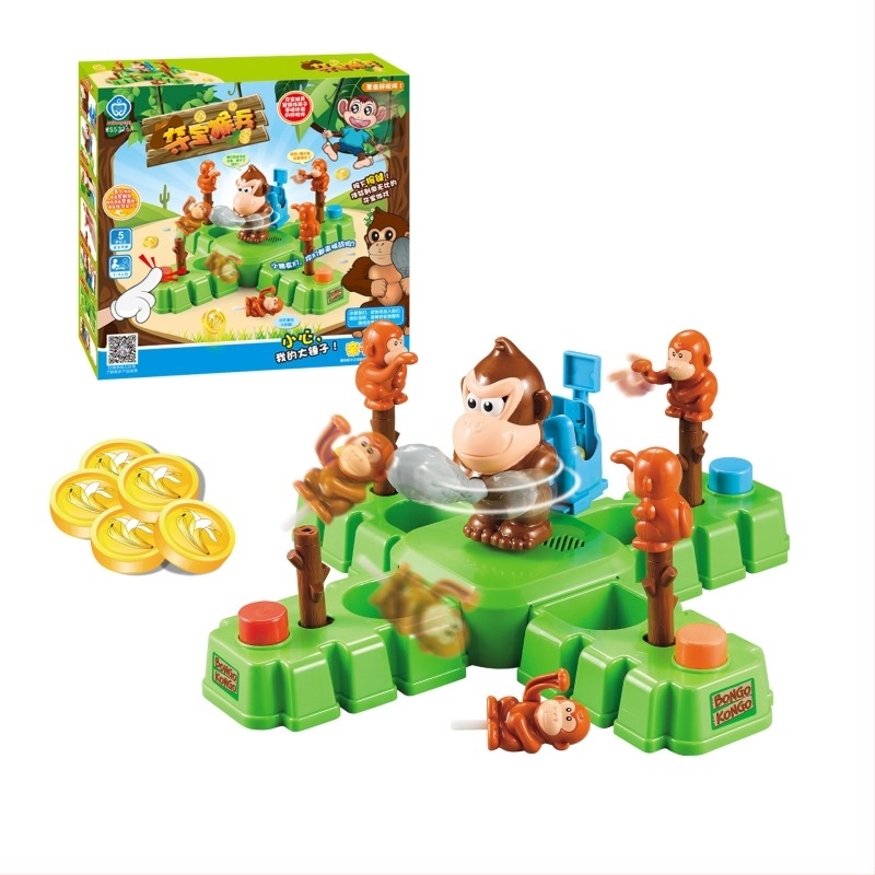 Gyerekeknek szánt asztali puzzle játék – kéz- és szem-koordináció, többjátékos interakció, műanyag anyag, 4–6 éveseknek