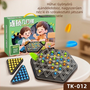 Geometriai lánc sakk – műanyag asztali játék a Le zai-tól, láncos geometriával