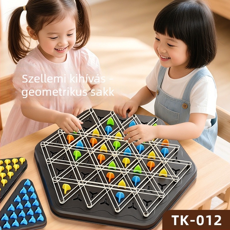 Geometriai lánc sakk – műanyag asztali játék a Le zai-tól, láncos geometriával