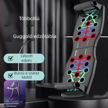XL1 összecsukható push-up tábla — 0,8 kg, multifunkcionális edzőeszköz otthoni és kültéri használatra