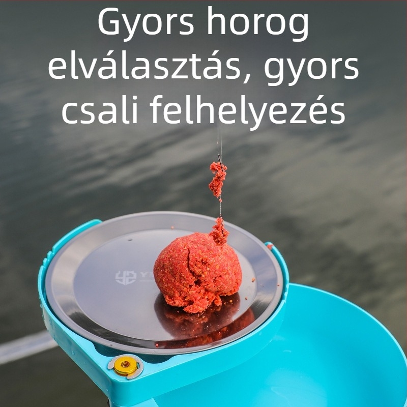 Camper mágneses csalilemez – műanyagból készült horgászati kiegészítő, erős magnet, univerzális csali doboz