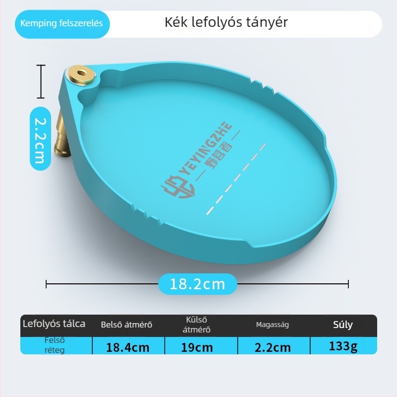 Camper mágneses csalilemez – műanyagból készült horgászati kiegészítő, erős magnet, univerzális csali doboz