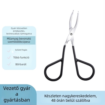 Beijue szemöldökcsipesz, ívelt csipesz a szálak kitépéséhez, szénacél, Yangjiang eredet