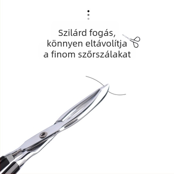 Beijue szemöldökcsipesz, ívelt csipesz a szálak kitépéséhez, szénacél, Yangjiang eredet