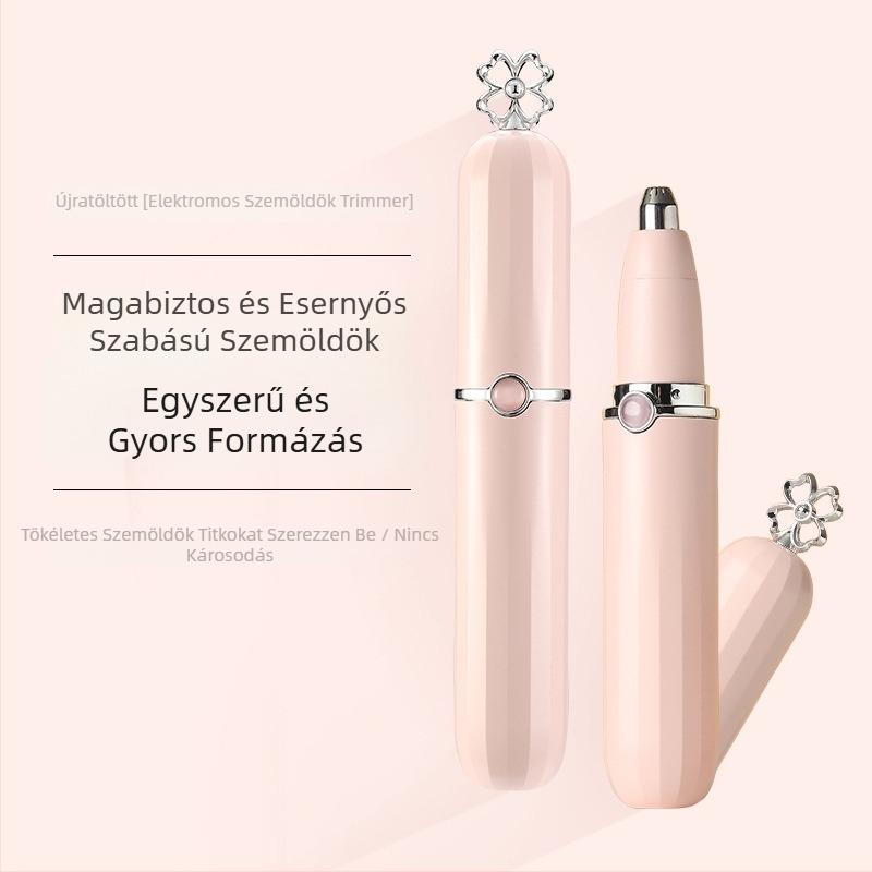 Elektromos szemöldökformázó toll alakú – anti-karcolás, USB-ellátás, ABS tokozás, kezdőknek, otthoni használatra