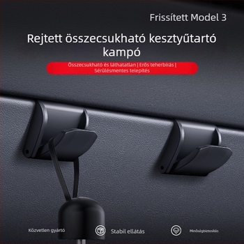 Tesla Model 3/Y/YL műszerfal akasztó tartó – belső autóalkatrész