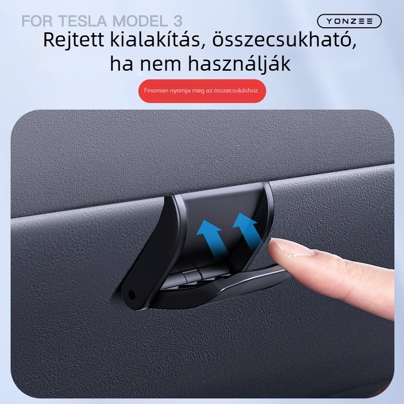 Tesla Model 3/Y/YL műszerfal akasztó tartó – belső autóalkatrész