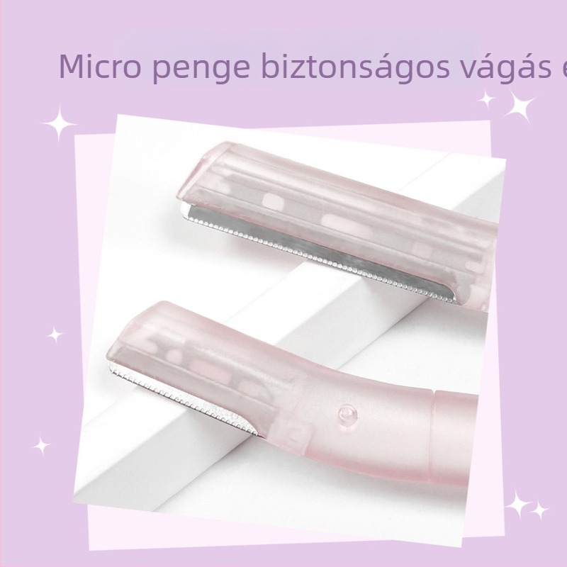 Szemöldöknyíró kés, Eti Skin, rozsdamentes acél penge + ABS test, mindennapi használatra
