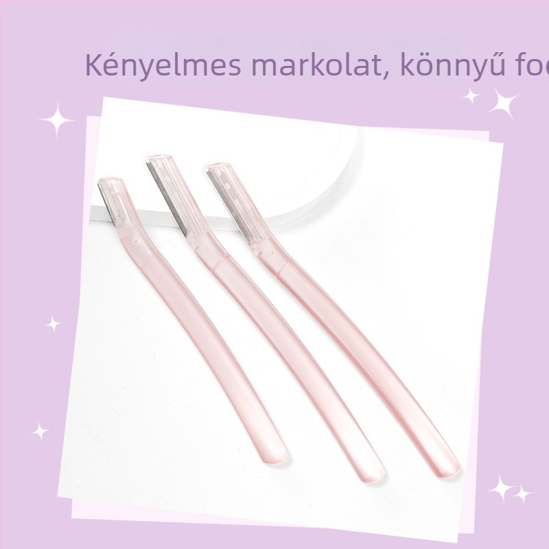 Szemöldöknyíró kés, Eti Skin, rozsdamentes acél penge + ABS test, mindennapi használatra