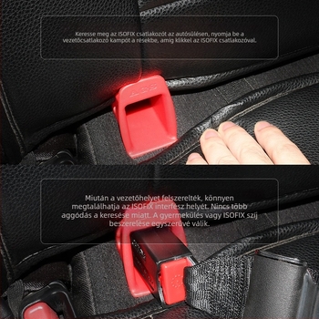 ISOFIX interfész vezető csatorna gyermeküléshez, modell ZJ-1061, anyag: műanyag, eredet: Zhejiang, márka: Zhan Jie