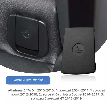 BMW hátsó ülés biztonsági öv csatjának fedő dekoratív panelje, kompatibilis a 1-es, 3-as sorozat, GT 318/320 és X1
