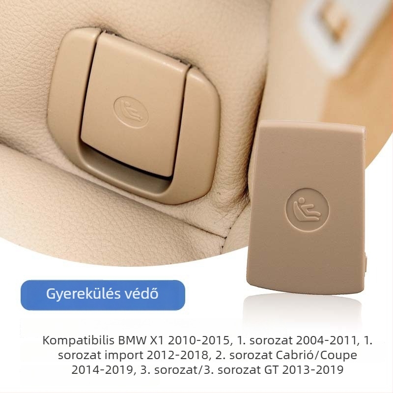 BMW hátsó ülés biztonsági öv csatjának fedő dekoratív panelje, kompatibilis a 1-es, 3-as sorozat, GT 318/320 és X1