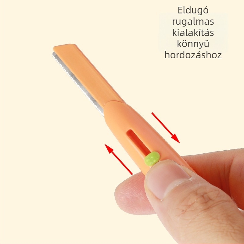 Vcolor Szemöldök-trimmelő – hordozható, kihúzható, ABS+ műanyagból, nőknek és kezdőknek