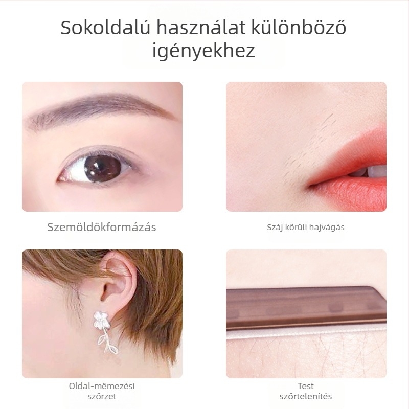 Vcolor Szemöldök-trimmelő – hordozható, kihúzható, ABS+ műanyagból, nőknek és kezdőknek