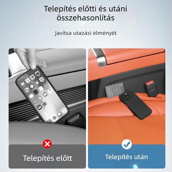 Tenganda Mesterséges bőr – Ülés közti rés dugója az Ideal L6/L7/L8/L9 modellhez – Autó belső kiegészítő