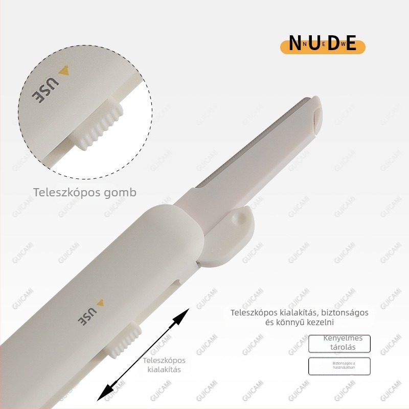 NNUEDWE szemöldök-trimmer, licenszelt magánmárka, eredet Kína, hordozható teleszkópos kialakítás, kezdőknek ideális