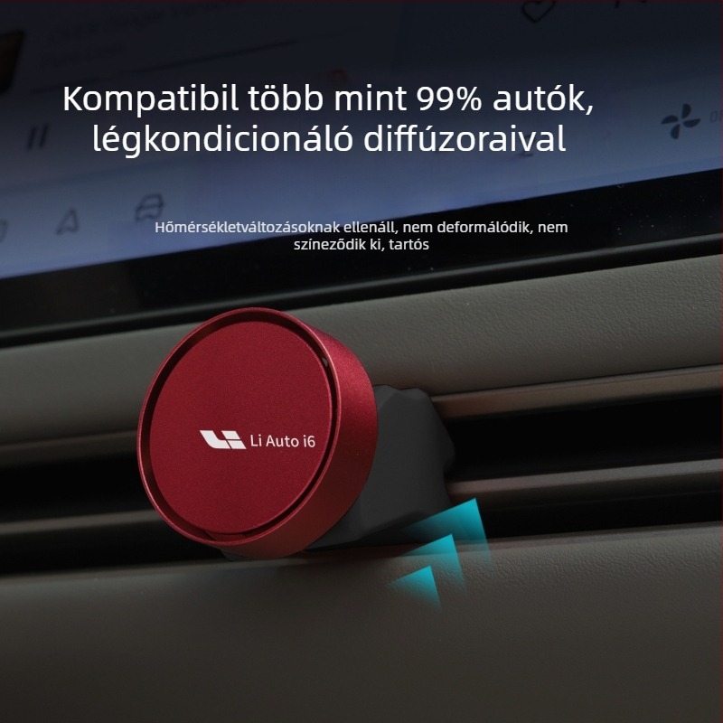 Autóklímás központi egységhez illeszkedő szellőzőklip tartó — szilikon anyag, kompatibilis az Ideal i6i8/i8i6 modellel, cikkszám Ideal 0073, márka Car Deer