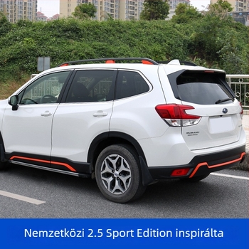 Subaru Forester 2019–2021 külső lökhárító díszítő elem garnitúra, első és hátsó