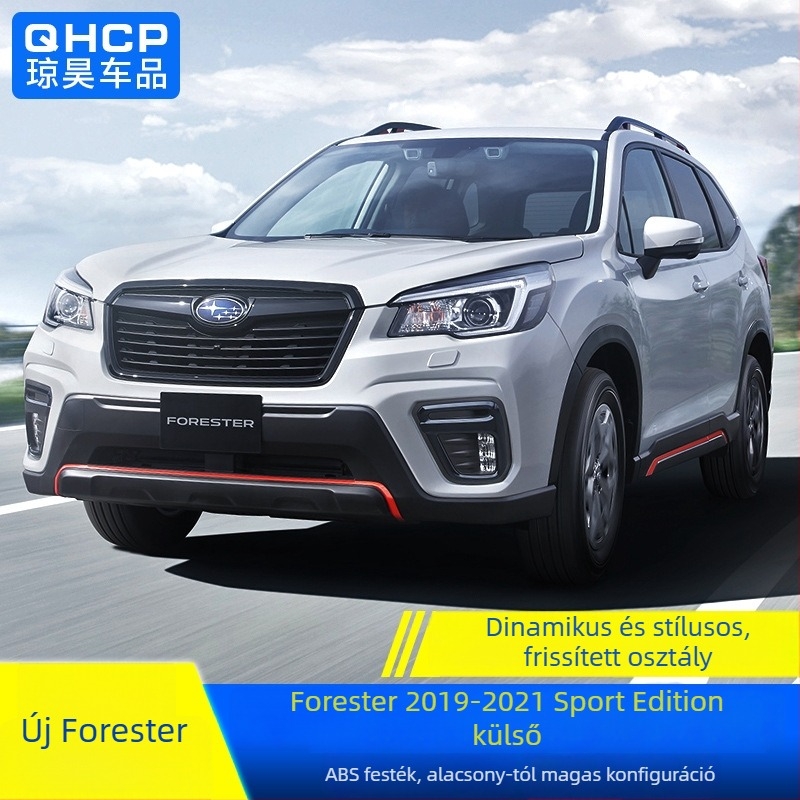 Subaru Forester 2019–2021 külső lökhárító díszítő elem garnitúra, első és hátsó