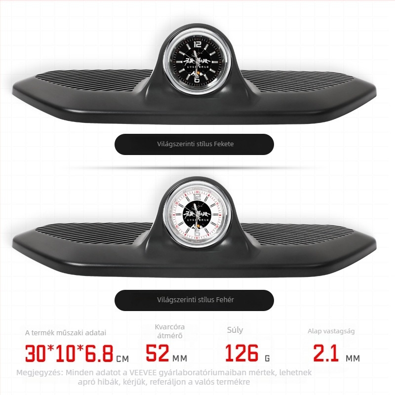 Autó műszerfal kvarcóra, ABS tokozás, márkaveelvee, modell Instrument Panel Quartz Watch, eredet Guangzhou, logó nyomtatása: Igen